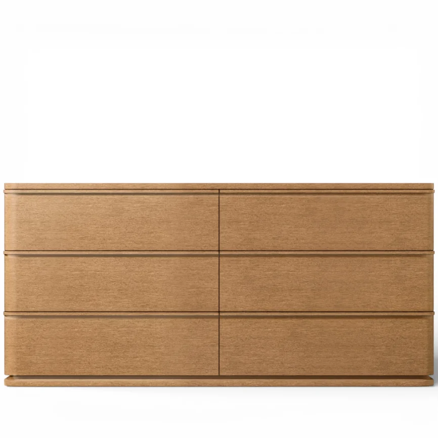Épure Solid Wood 6-Drawer Dresser