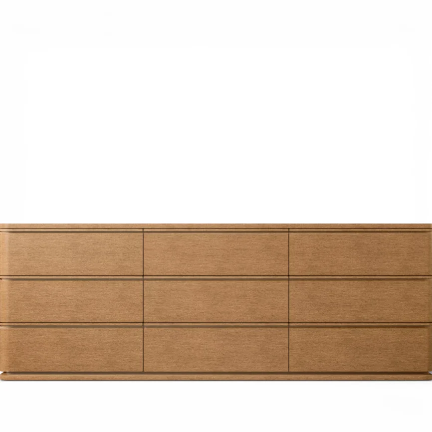 Épure Solid Wood 9-Drawer Dresser