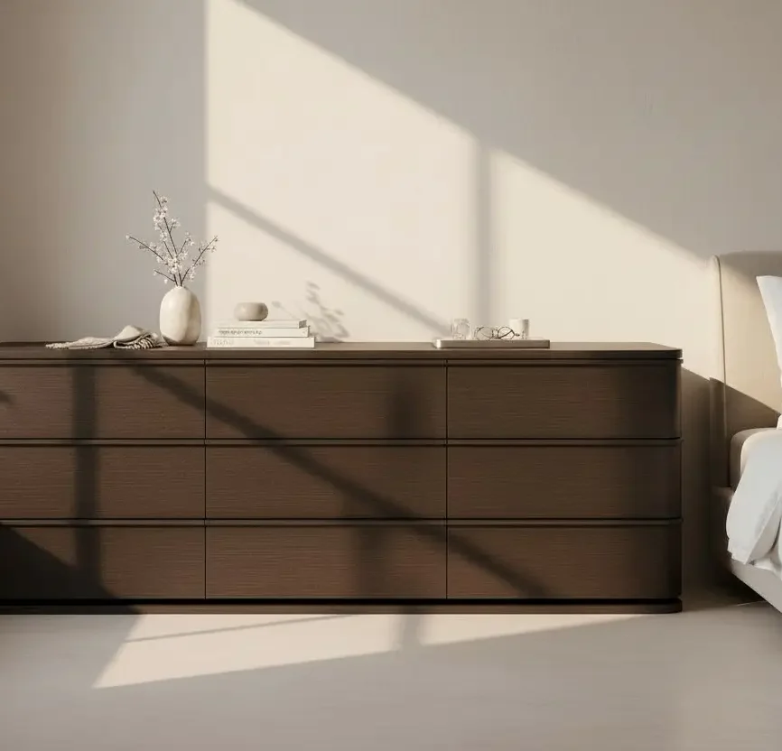 bedroom dresser with nine drawers